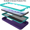 image:imageMXX Case Compatible with Galaxy S21 Ultra Case 3Layer Super Full Heavy Duty Body Bumper CoverShock ProtectionDust Proof Designed for Samsung Galaxy S21 Ultra 5G 68 Inch 2021 PlumPurple