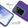 image:imageMXX Case Compatible with Galaxy S21 Ultra Case 3Layer Super Full Heavy Duty Body Bumper CoverShock ProtectionDust Proof Designed for Samsung Galaxy S21 Ultra 5G 68 Inch 2021 PlumPurple