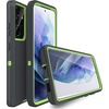 image:imageMXX Case Compatible with Galaxy S21 Ultra Case 3Layer Super Full Heavy Duty Body Bumper CoverShock ProtectionDust Proof Designed for Samsung Galaxy S21 Ultra 5G 68 Inch 2021 PlumGreenGray
