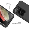 image:imageMXX Case Compatible with Galaxy S21 Ultra Case 3Layer Super Full Heavy Duty Body Bumper CoverShock ProtectionDust Proof Designed for Samsung Galaxy S21 Ultra 5G 68 Inch 2021 PlumBlack