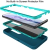 image:imageMXX Case Compatible with Galaxy S21 Ultra Case 3Layer Super Full Heavy Duty Body Bumper CoverShock ProtectionDust Proof Designed for Samsung Galaxy S21 Ultra 5G 68 Inch 2021 PlumTurquoise