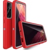 image:imageMXX Case Compatible with Galaxy S21 Ultra Case 3Layer Super Full Heavy Duty Body Bumper CoverShock ProtectionDust Proof Designed for Samsung Galaxy S21 Ultra 5G 68 Inch 2021 PlumRedGray