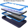 image:imageMXX Case Compatible with Galaxy S21 Ultra Case 3Layer Super Full Heavy Duty Body Bumper CoverShock ProtectionDust Proof Designed for Samsung Galaxy S21 Ultra 5G 68 Inch 2021 PlumBlue