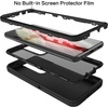image:imageMXX Case Compatible with Galaxy S21 Ultra Case 3Layer Super Full Heavy Duty Body Bumper CoverShock ProtectionDust Proof Designed for Samsung Galaxy S21 Ultra 5G 68 Inch 2021 PlumBlack