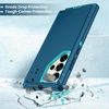 image:imageMXX Case Compatible with Samsung Galaxy s25 Ultra case 3Layer Super Full Heavy Duty Body Bumper CoverShock ProtectionDust Proof Designed for Samsung s25 Ultra Case BlackNavy Blue