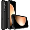 image:imageMXX Case Designed for Samsung Galaxy S24 Ultra 3Layer Super Full Heavy Duty Body Bumper CoverShock ProtectionDust Proof Designed for S24 Ultra case 5g 2024 PurpleBlack