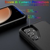 image:imageMXX Case Designed for Samsung Galaxy S24 Ultra 3Layer Super Full Heavy Duty Body Bumper CoverShock ProtectionDust Proof Designed for S24 Ultra case 5g 2024 PurpleBlack