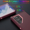 image:imageMXX Case Designed for Samsung Galaxy S24 Ultra 3Layer Super Full Heavy Duty Body Bumper CoverShock ProtectionDust Proof Designed for S24 Ultra case 5g 2024 PurplePlumPink
