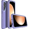 image:imageMXX Case Designed for Samsung Galaxy S24 Ultra 3Layer Super Full Heavy Duty Body Bumper CoverShock ProtectionDust Proof Designed for S24 Ultra case 5g 2024 PurplePurple