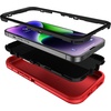 image:imageMXX Case Made for iPhone 13 Pro wTempered Glass Screen ProtectorCamera Lens Protector 3Layer Full Heavy Duty Body Bumper Cover Shockproof Protection Made for iPhone 13 Pro 61 PlumLight PinkRedBlack