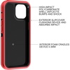 image:imageMXX Case Made for iPhone 13 Pro wTempered Glass Screen ProtectorCamera Lens Protector 3Layer Full Heavy Duty Body Bumper Cover Shockproof Protection Made for iPhone 13 Pro 61 PlumLight PinkRedBlack