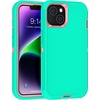 image:imageMXX Case Made for iPhone 13 Pro wTempered Glass Screen ProtectorCamera Lens Protector 3Layer Full Heavy Duty Body Bumper Cover Shockproof Protection Made for iPhone 13 Pro 61 PlumLight PinkAquaLight Pink