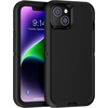 image:imageMXX Case Made for iPhone 13 Pro wTempered Glass Screen ProtectorCamera Lens Protector 3Layer Full Heavy Duty Body Bumper Cover Shockproof Protection Made for iPhone 13 Pro 61 PlumLight PinkBlack