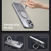 image:imageMXX Case Made for iPhone 15 Pro Max360Ring Stand Magnetic AntiFingerprint Military Drop Protection Compatible with MagSafe and Soft Edge Translucent Slim Back 15 ProMax Phone Case PinkTitanium Grey