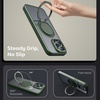 image:imageMXX Case Made for iPhone 15 Pro Max360Ring Stand Magnetic AntiFingerprint Military Drop Protection Compatible with MagSafe and Soft Edge Translucent Slim Back 15 ProMax Phone Case BlackGreen