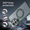 image:imageMXX Case for Galaxy s23 Ultra case amp s22 Ultra case360 Ring Stand Magnetic Military Drop Protection Compatible with MagSafe and Soft Edge Translucent Slim Back for Galaxy s23 UltraGreenGreen