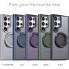 image:imageMXX Case for Galaxy s23 Ultra case amp s22 Ultra case360 Ring Stand Magnetic Military Drop Protection Compatible with MagSafe and Soft Edge Translucent Slim Back for Galaxy s23 UltraGreenGreen