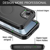 image:imageMXX Case for iPhone 16e amp iPhone 17e 3Layer Heavy Duty Protective Cover Compatible with MagSafe Shockproof Dustproof Drop Resistant Phone Case TurquoiseTeal BlueBlack