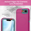 image:imageMXX Case for iPhone 16e amp iPhone 17e 3Layer Heavy Duty Protective Cover Compatible with MagSafe Shockproof Dustproof Drop Resistant Phone Case TurquoiseTeal BlueDeep Pink