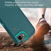 image:imageMXX Case for iPhone 16e amp iPhone 17e 3Layer Heavy Duty Protective Cover Compatible with MagSafe Shockproof Dustproof Drop Resistant Phone Case TurquoiseTeal BlueTurquoise
