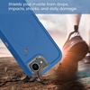 image:imageMXX Case for iPhone 16e amp iPhone 17e 3Layer Heavy Duty Protective Cover Compatible with MagSafe Shockproof Dustproof Drop Resistant Phone Case TurquoiseTeal BlueBlue