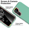 image:imageMXX Compatible with Samsung Galaxy S23 Ultra Case 3Layer Super Protective Full Heavy Duty Tough Rugged Bumper Cover Shock amp Dust Proof Made for Galaxy s23 Ultra Phone Case 68 BlackAquaLight Pink