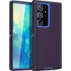 image:imageMXX Compatible with Samsung Galaxy S23 Ultra Case 3Layer Super Protective Full Heavy Duty Tough Rugged Bumper Cover Shock amp Dust Proof Made for Galaxy s23 Ultra Phone Case 68 BlackNavySea Blue