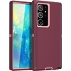 image:imageMXX Compatible with Samsung Galaxy S23 Ultra Case 3Layer Super Protective Full Heavy Duty Tough Rugged Bumper Cover Shock amp Dust Proof Made for Galaxy s23 Ultra Phone Case 68 BlackPlum
