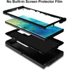 image:imageMXX Compatible with Samsung Galaxy S23 Ultra Case 3Layer Super Protective Full Heavy Duty Tough Rugged Bumper Cover Shock amp Dust Proof Made for Galaxy s23 Ultra Phone Case 68 BlackBlack