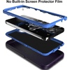 image:imageMXX Compatible with Samsung Galaxy S23 Ultra Case 3Layer Super Protective Full Heavy Duty Tough Rugged Bumper Cover Shock amp Dust Proof Made for Galaxy s23 Ultra Phone Case 68 BlackNavySea Blue