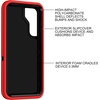 image:imageMXX Compatible with Samsung Galaxy S23 Ultra Case 3Layer Super Protective Full Heavy Duty Tough Rugged Bumper Cover Shock amp Dust Proof Made for Galaxy s23 Ultra Phone Case 68 BlackRedBlack