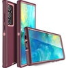 image:imageMXX Compatible with Samsung Galaxy S23 Ultra Case 3Layer Super Protective Full Heavy Duty Tough Rugged Bumper Cover Shock amp Dust Proof Made for Galaxy s23 Ultra Phone Case 68 BlackPlum