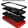 image:imageMXX Compatible with Samsung Galaxy S23 Ultra Case 3Layer Super Protective Full Heavy Duty Tough Rugged Bumper Cover Shock amp Dust Proof Made for Galaxy s23 Ultra Phone Case 68 BlackRedBlack