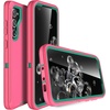 image:imageMXX Compatible with Samsung Galaxy S23 Ultra Case 3Layer Super Protective Full Heavy Duty Tough Rugged Bumper Cover Shock amp Dust Proof Made for Galaxy s23 Ultra Phone Case 68 BlackPinkLight Blue