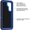 image:imageMXX Compatible with Samsung Galaxy S23 Ultra Case 3Layer Super Protective Full Heavy Duty Tough Rugged Bumper Cover Shock amp Dust Proof Made for Galaxy s23 Ultra Phone Case 68 BlackNavySea Blue