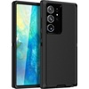 image:imageMXX Compatible with Samsung Galaxy S23 Ultra Case 3Layer Super Protective Full Heavy Duty Tough Rugged Bumper Cover Shock amp Dust Proof Made for Galaxy s23 Ultra Phone Case 68 BlackBlack