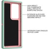 image:imageMXX Compatible with Samsung Galaxy S23 Ultra Case 3Layer Super Protective Full Heavy Duty Tough Rugged Bumper Cover Shock amp Dust Proof Made for Galaxy s23 Ultra Phone Case 68 BlackAquaLight Pink