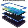image:imageMXX Compatible with Samsung Galaxy S23 Ultra Case 3Layer Super Protective Full Heavy Duty Tough Rugged Bumper Cover Shock amp Dust Proof Made for Galaxy s23 Ultra Phone Case 68 BlackNavySea Blue