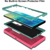 image:imageMXX Compatible with Samsung Galaxy S23 Ultra Case 3Layer Super Protective Full Heavy Duty Tough Rugged Bumper Cover Shock amp Dust Proof Made for Galaxy s23 Ultra Phone Case 68 BlackPinkLight Blue