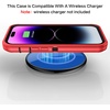 image:imageMXX Heavy Duty Made for iPhone 14 Case with Tempered Glass Screen Camera Lens Protector 3Layer Full Body Protection Shockproof Dustproof Cover for 14 Phone Case 61 RedBlackRedBlack