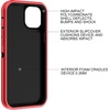 image:imageMXX Heavy Duty Made for iPhone 14 Case with Tempered Glass Screen Camera Lens Protector 3Layer Full Body Protection Shockproof Dustproof Cover for 14 Phone Case 61 RedBlackRedBlack