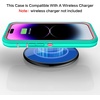image:imageMXX Heavy Duty Made for iPhone 14 Case with Tempered Glass Screen Camera Lens Protector 3Layer Full Body Protection Shockproof Dustproof Cover for 14 Phone Case 61 RedBlackAquaLight Pink