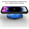 image:imageMXX Heavy Duty Made for iPhone 14 Case with Tempered Glass Screen Camera Lens Protector 3Layer Full Body Protection Shockproof Dustproof Cover for 14 Phone Case 61 RedBlackBlack