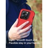 image:imageMXX Heavy Duty Made for iPhone 14 Case with Tempered Glass Screen Camera Lens Protector 3Layer Full Body Protection Shockproof Dustproof Cover for 14 Phone Case 61 RedBlackRedBlack