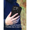 image:imageMXX Heavy Duty Made for iPhone 14 Case with Tempered Glass Screen Camera Lens Protector 3Layer Full Body Protection Shockproof Dustproof Cover for 14 Phone Case 61 RedBlackBlack