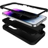 image:imageMXX Heavy Duty Made for iPhone 14 Case with Tempered Glass Screen Camera Lens Protector 3Layer Full Body Protection Shockproof Dustproof Cover for 14 Phone Case 61 RedBlackBlack
