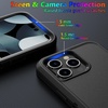 image:imageMXX Heavy Duty Made for iPhone 15 pro Case with Tempered Glass Screen Camera Lens Protector 3Layer Full Body Protection Shockproof Dustproof Cover for 15 pro Phone Case 61 AquaLight PinkBlack