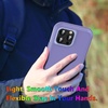 image:imageMXX Heavy Duty Made for iPhone 15 pro Case with Tempered Glass Screen Camera Lens Protector 3Layer Full Body Protection Shockproof Dustproof Cover for 15 pro Phone Case 61 AquaLight PinkLight Purple