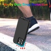 image:imageMXX Heavy Duty Made for iPhone 15 pro Case with Tempered Glass Screen Camera Lens Protector 3Layer Full Body Protection Shockproof Dustproof Cover for 15 pro Phone Case 61 AquaLight PinkBlack