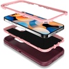 image:imageMXX Heavy Duty Made for iPhone 15 pro Case with Tempered Glass Screen Camera Lens Protector 3Layer Full Body Protection Shockproof Dustproof Cover for 15 pro Phone Case 61 AquaLight PinkPlumLight Pink